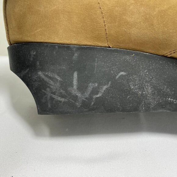 NEW ARCHE Brown Leather Chukka Wedge Boots Women’s 10 - Picture 7 of 11